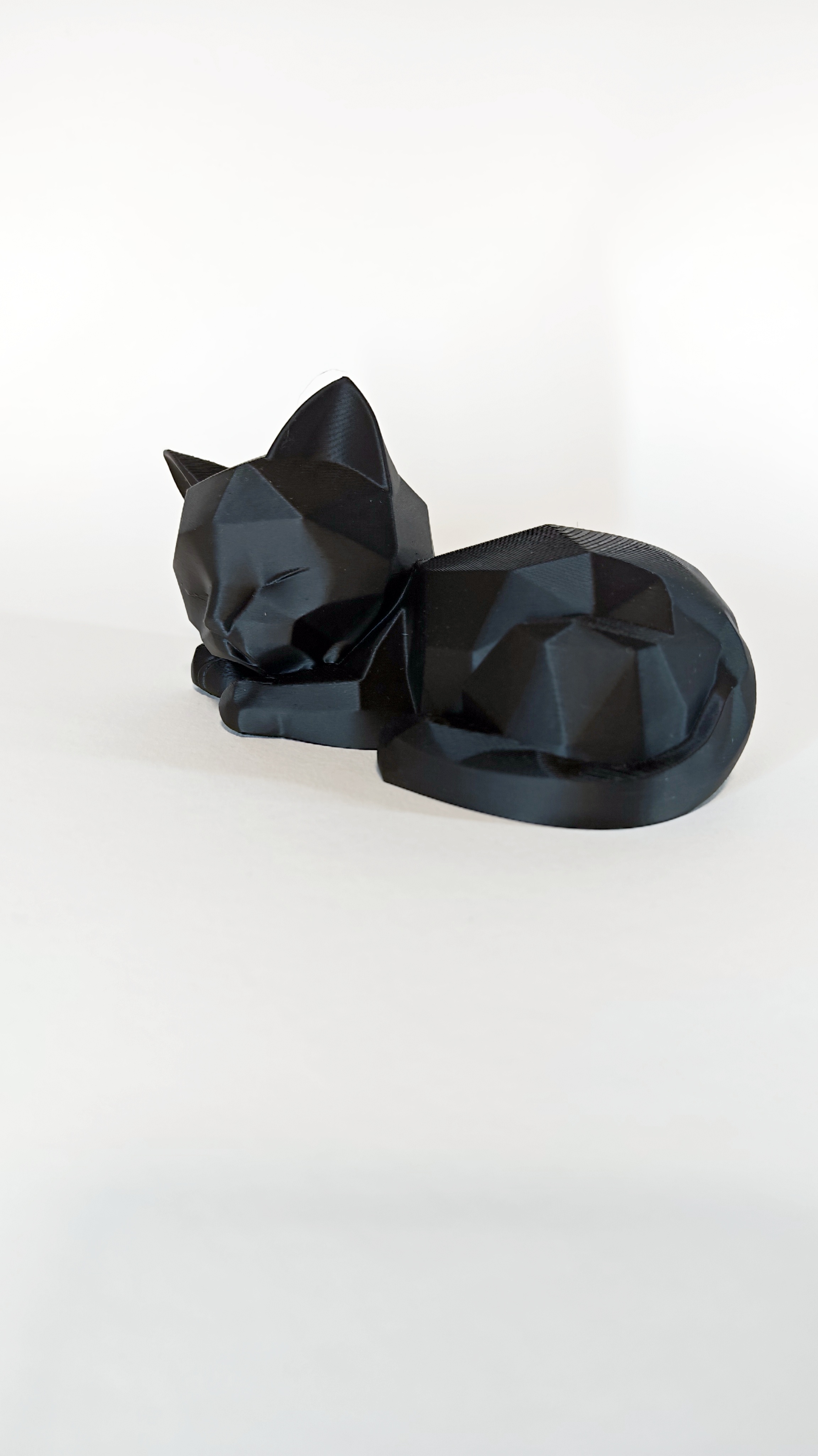 3D nyomtatott cica asztali dísz