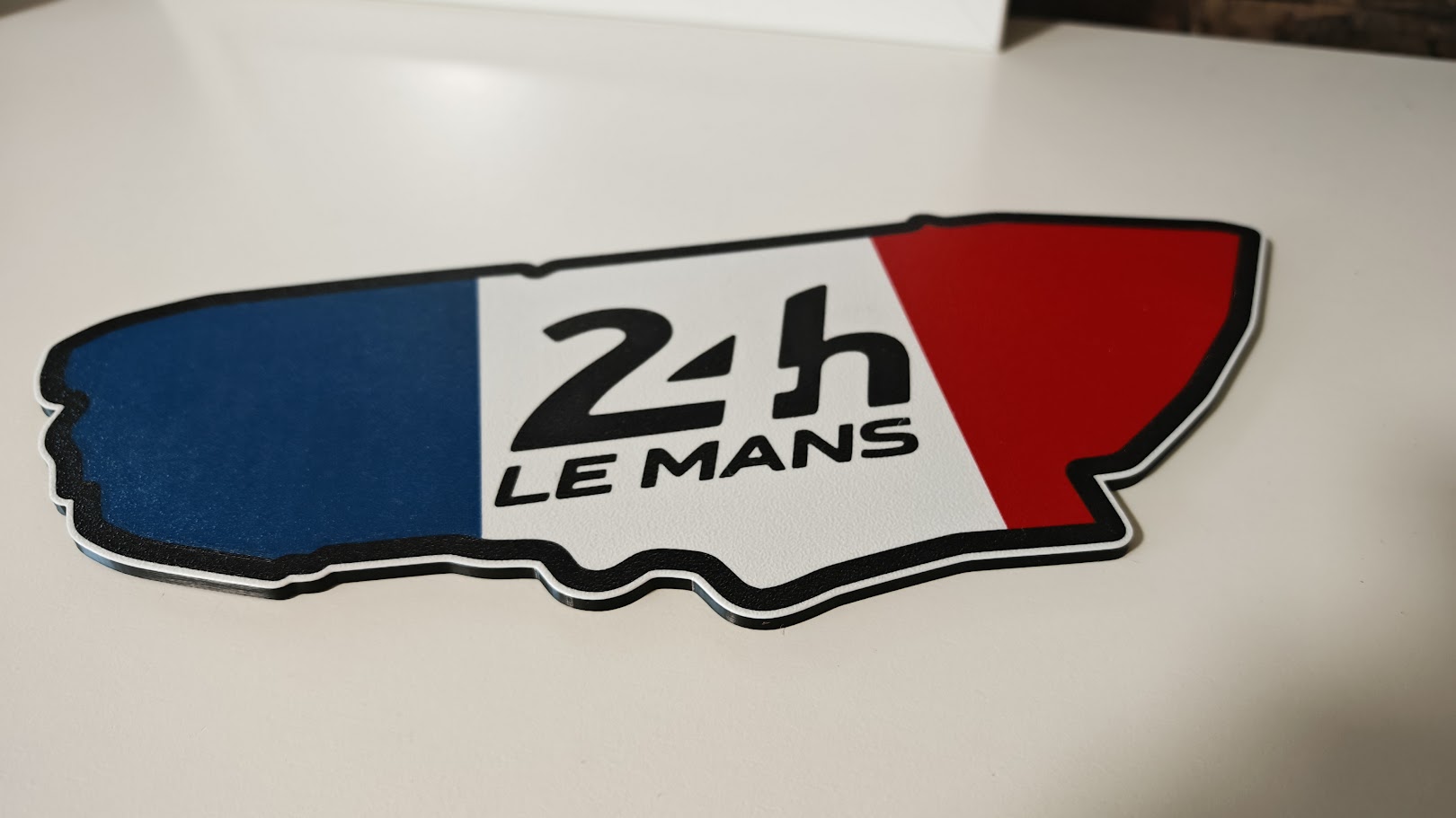 3D nyomtatott pálya logo Le Mans