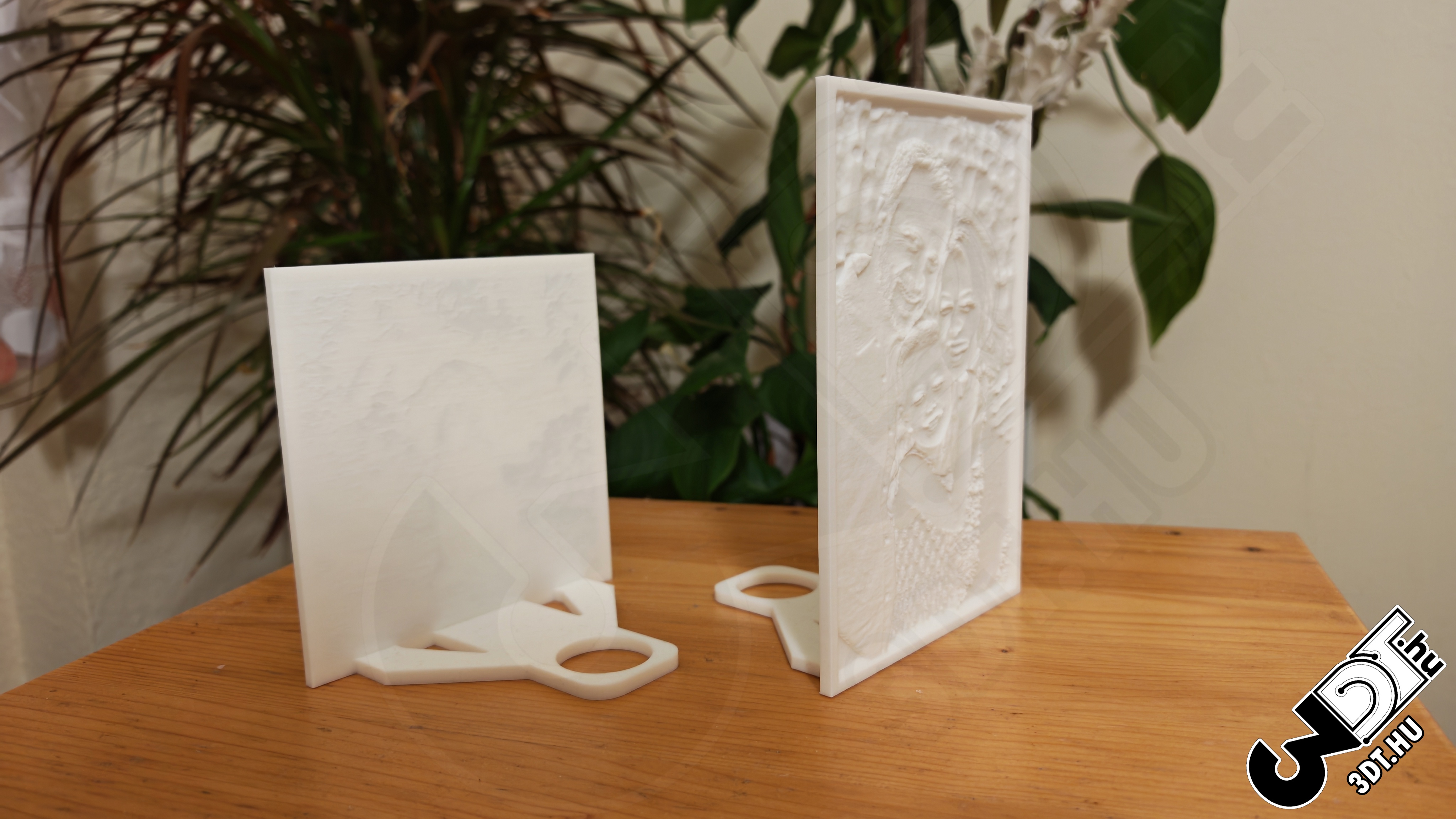 3D nyomtatott litofán (lithopane) kép