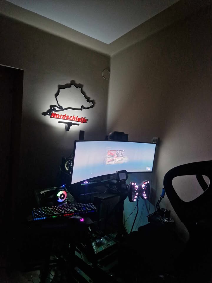 3D nyomtatott Nürburgring pálya faldekor