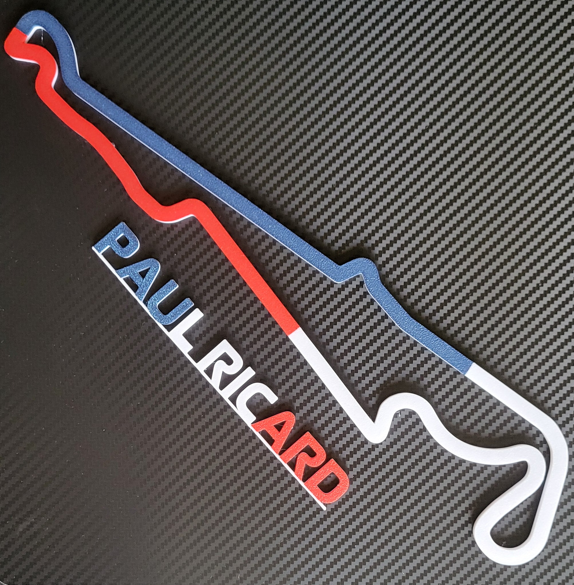 3D nyomtatott Paul Ricard pálya faldekor