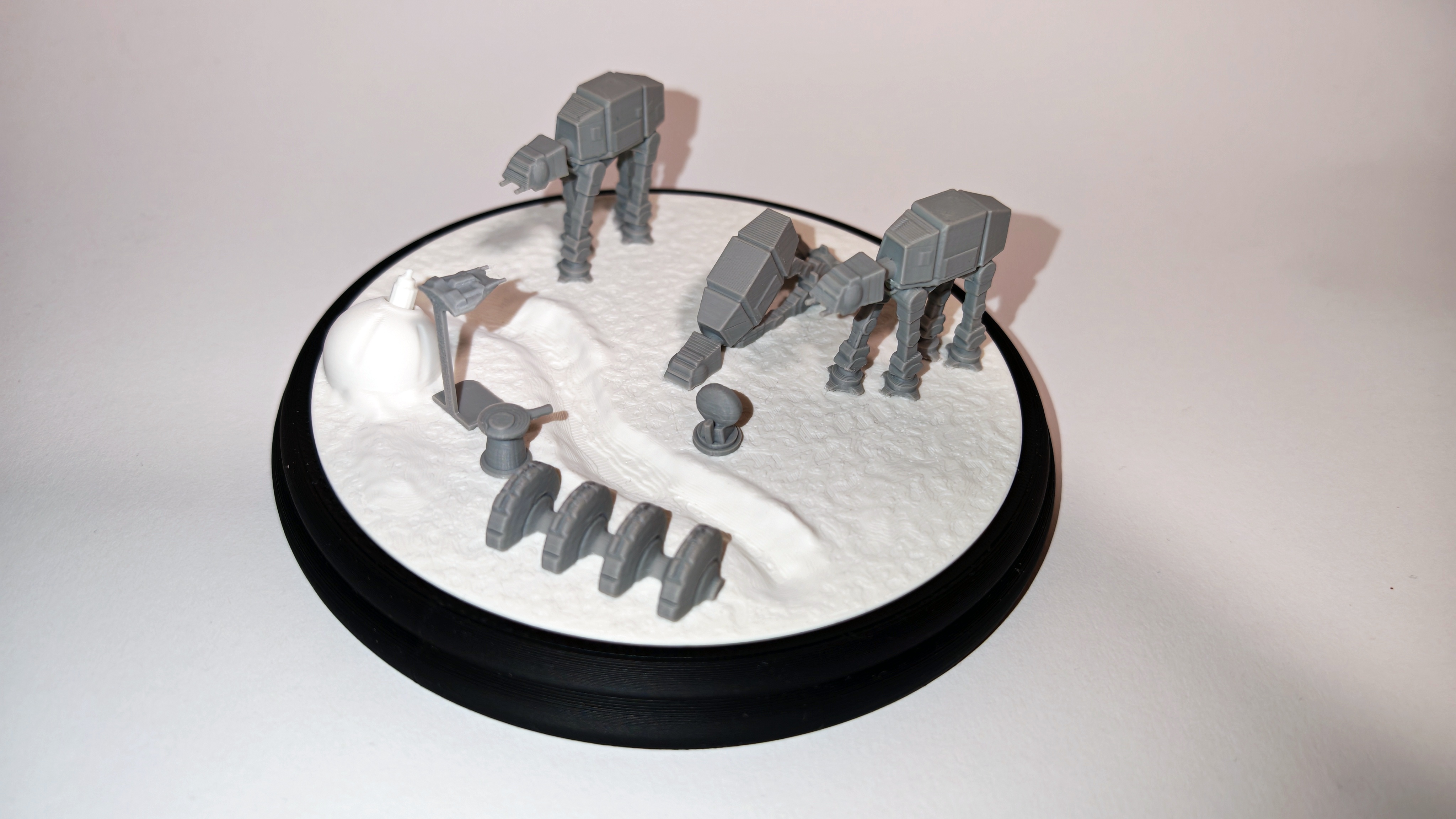 3D nyomtatott Star Wars dioráma