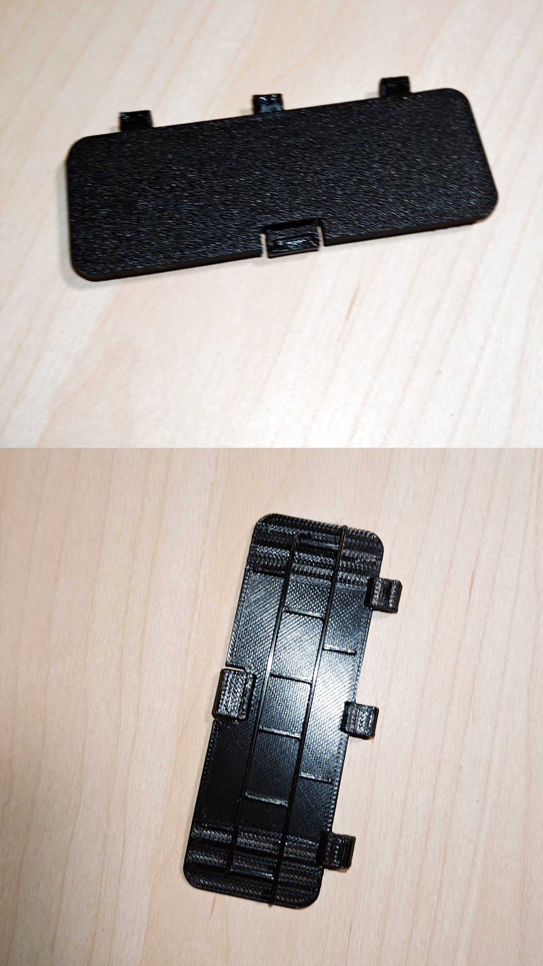 3D nyomtatott tető sín takaró