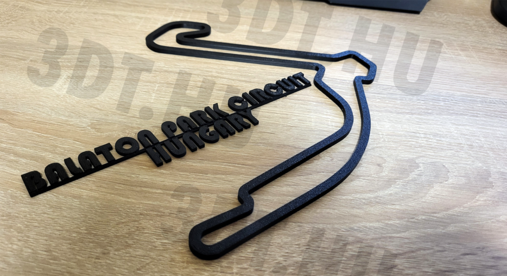 3D nyomtatott Balaton Park Circuit