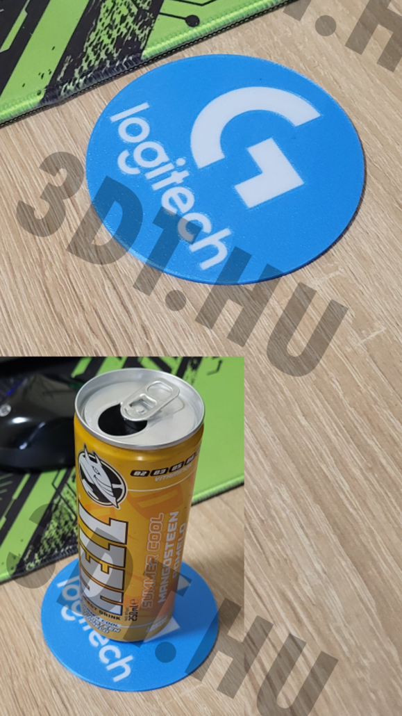 3D nyomtatott poháralátét