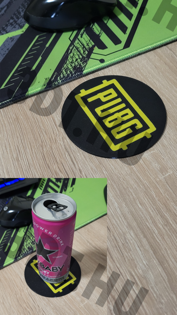 3D nyomtatott poháralátét